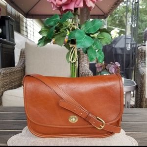 Coach British Tan City Bag Vintage # 9790
